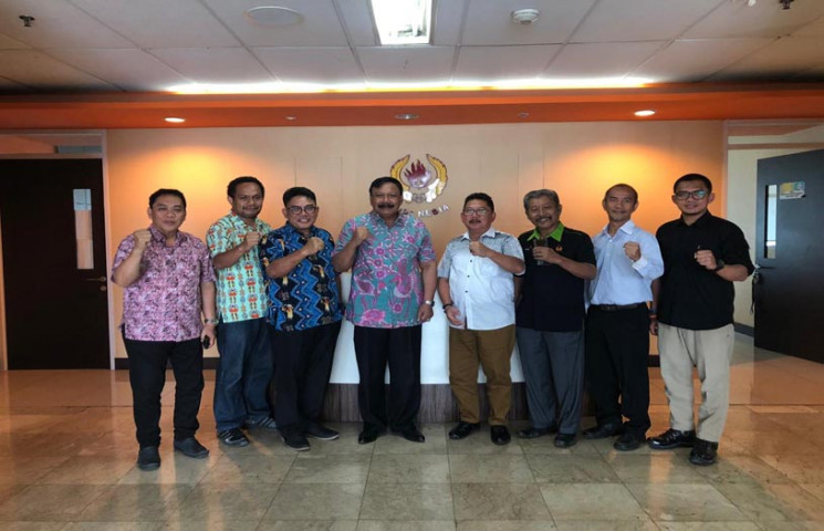 Samakan Persepsi Sistem Aplikasi PON,  Dinas Kominfo bertemu KONI Pusat